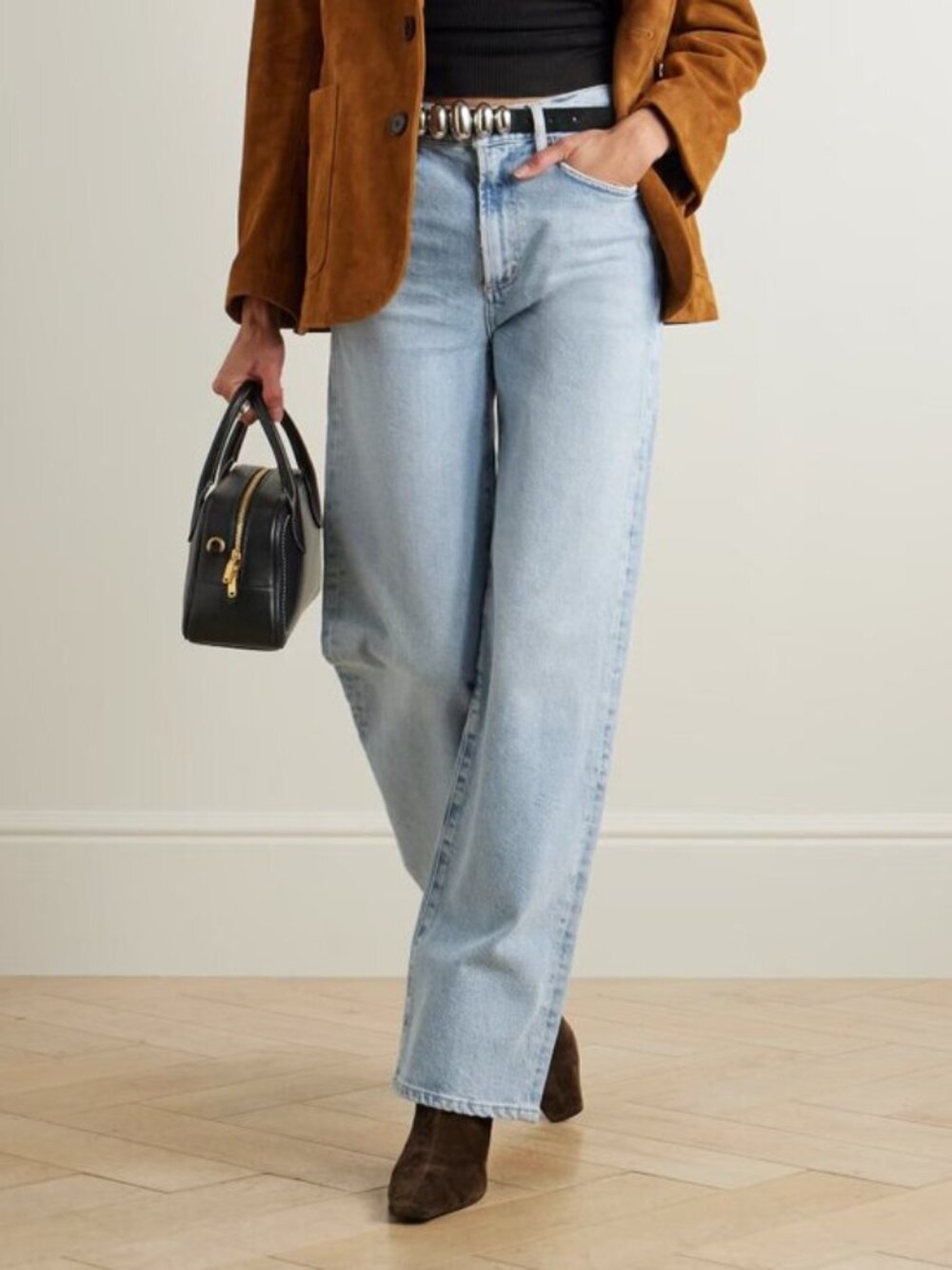Agolde Harper mid-rise straight-leg jeans